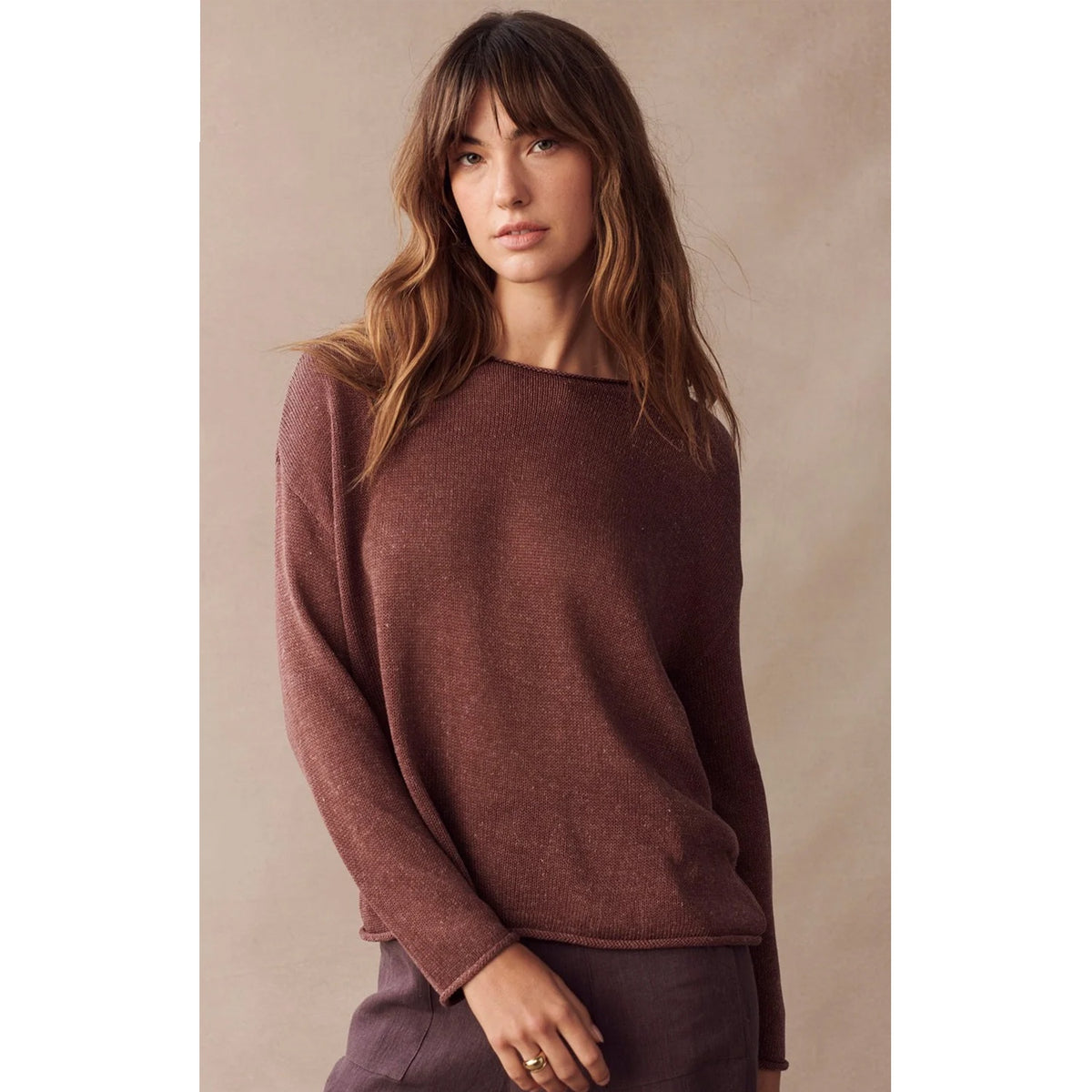 Top Spring Knit - Chocolate