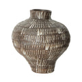 Vase Arbor Brown & White