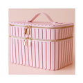 Vanity Case - Rose Pinstripe
