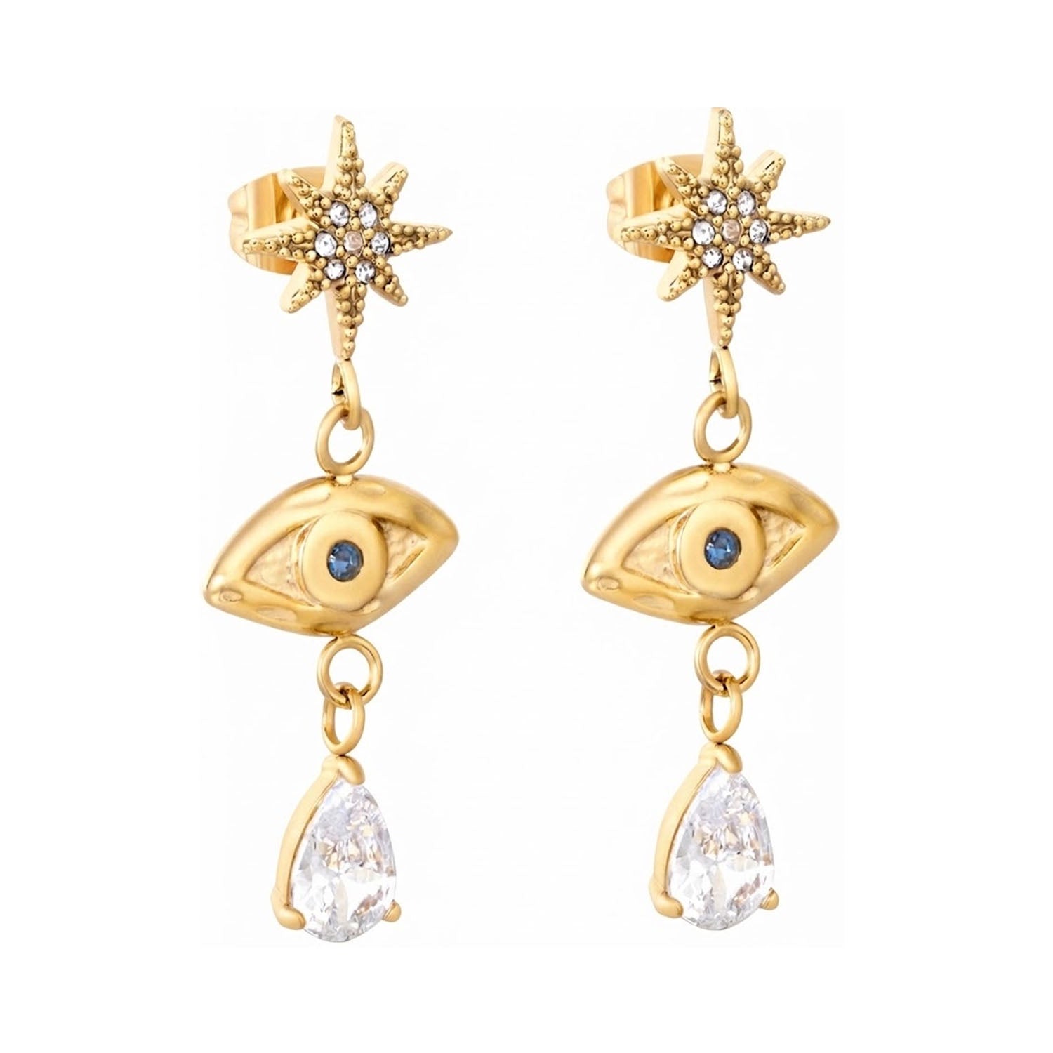 Earring Drop Gold - Nova