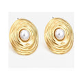 Earring Stud Gold - Emilia