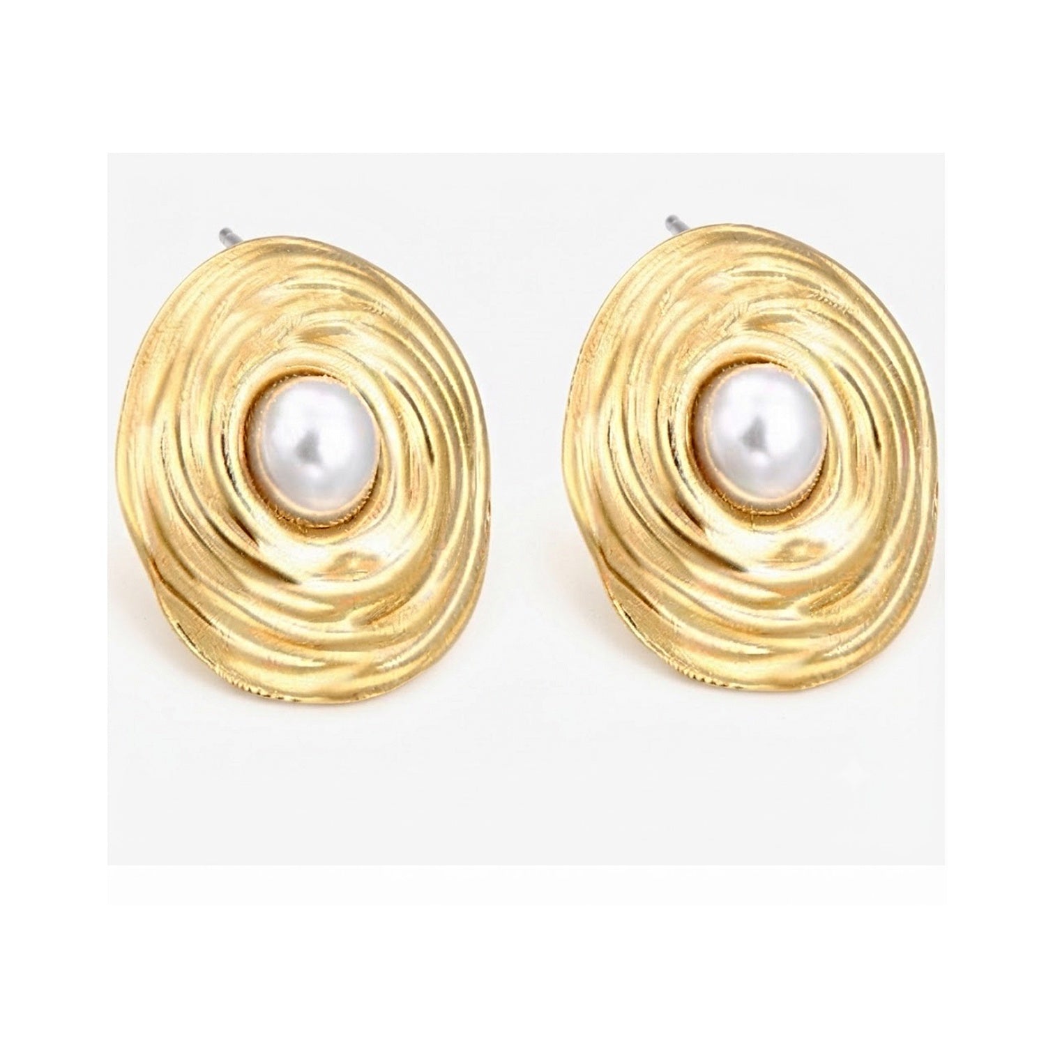 Earring Stud Gold - Emilia