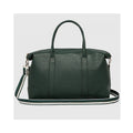 Alexis Stripe Weekender Travel Bag - Forest Green Stripe
