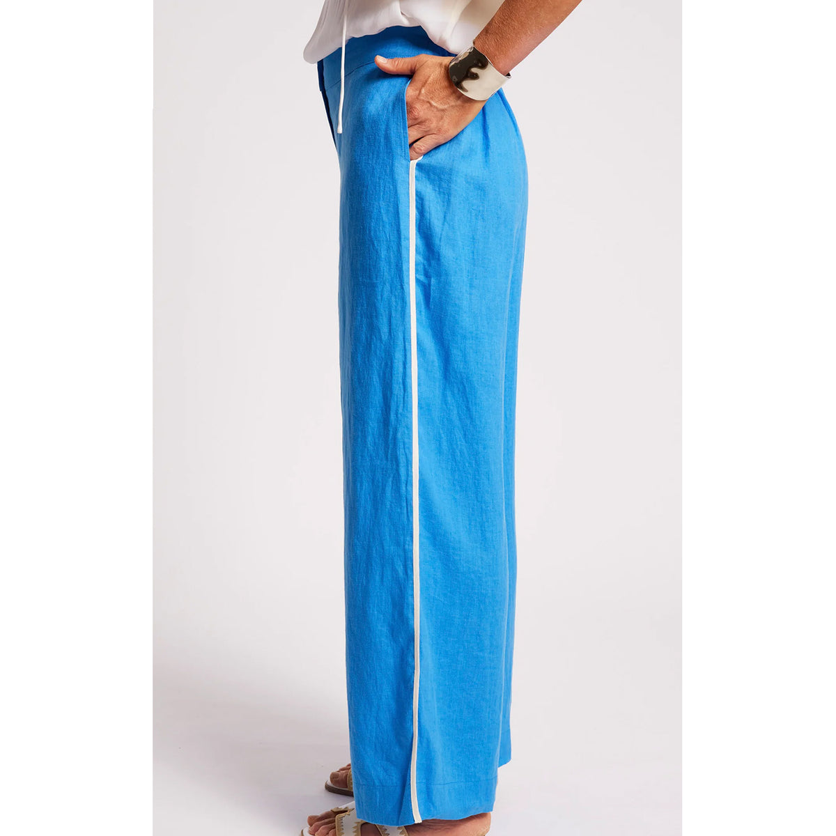 Pant Maris Splice - Marine / White