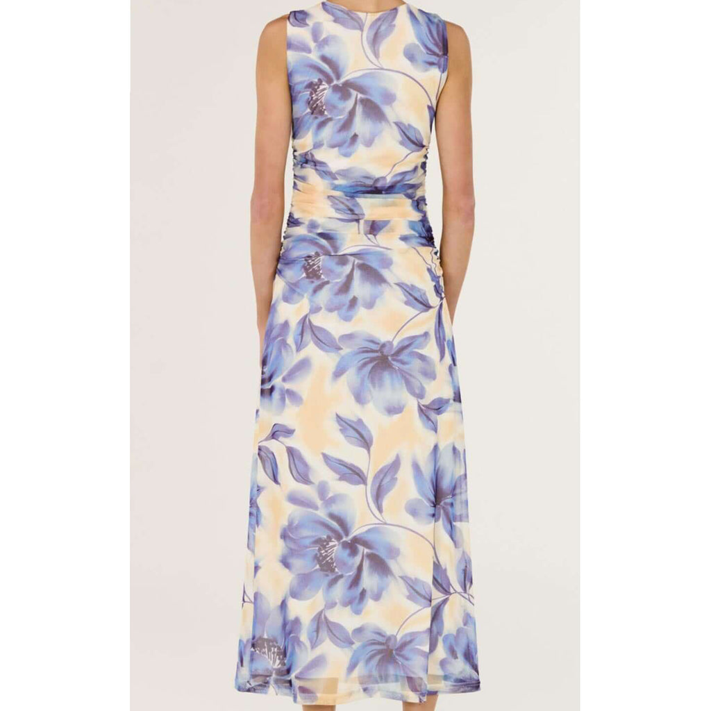 Dress Fleur Mesh Midi - Blurred Floral