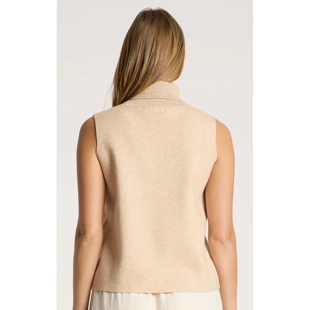 Vest - Zala Knit Bisque