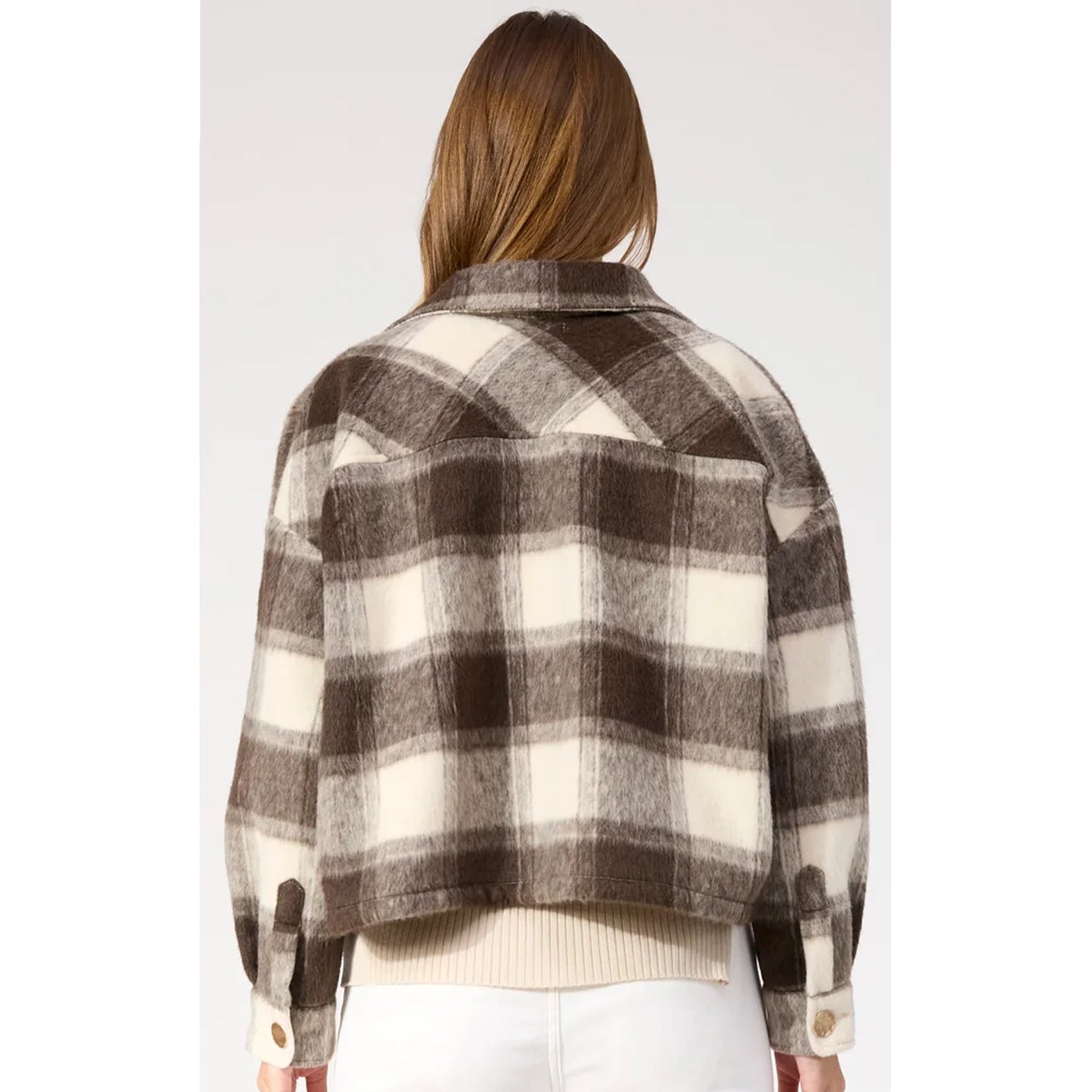 Jacket Fargo Cropped - Brown