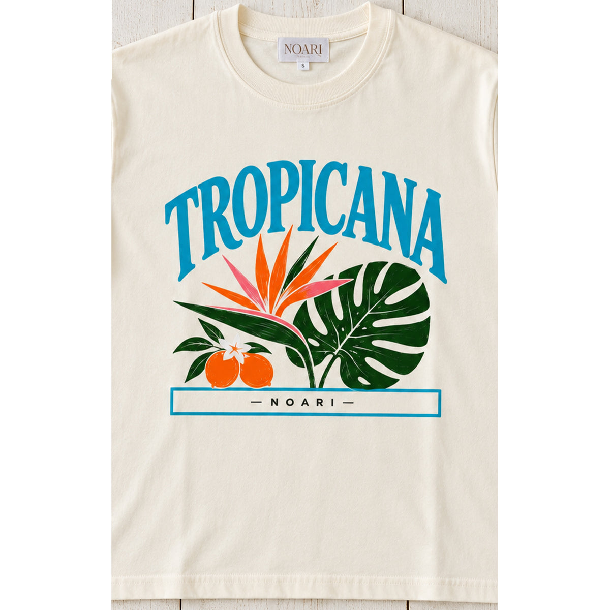 TShirt - Tropicana - Cream