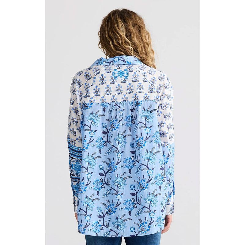 Top Firelight Shirt - Blueberry Fields
