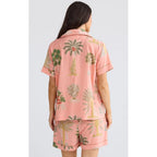 Pyjama Set Namaste - Baby Pink Palm