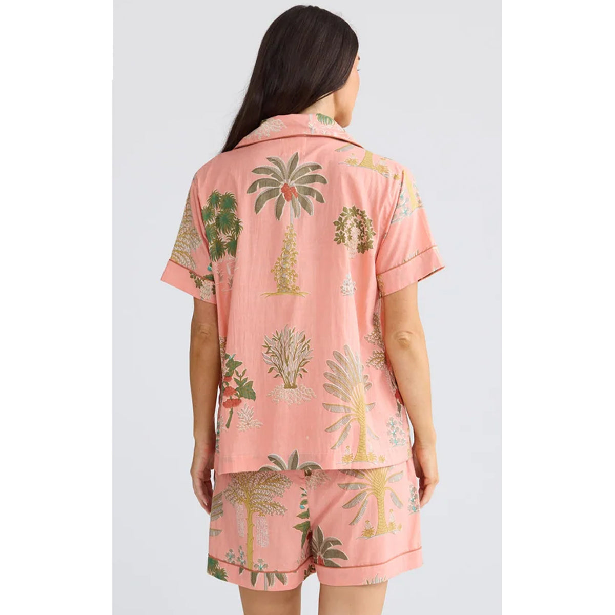 Pyjama Set Namaste - Baby Pink Palm