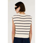 Top Darcy Knit Tank - Navy & White