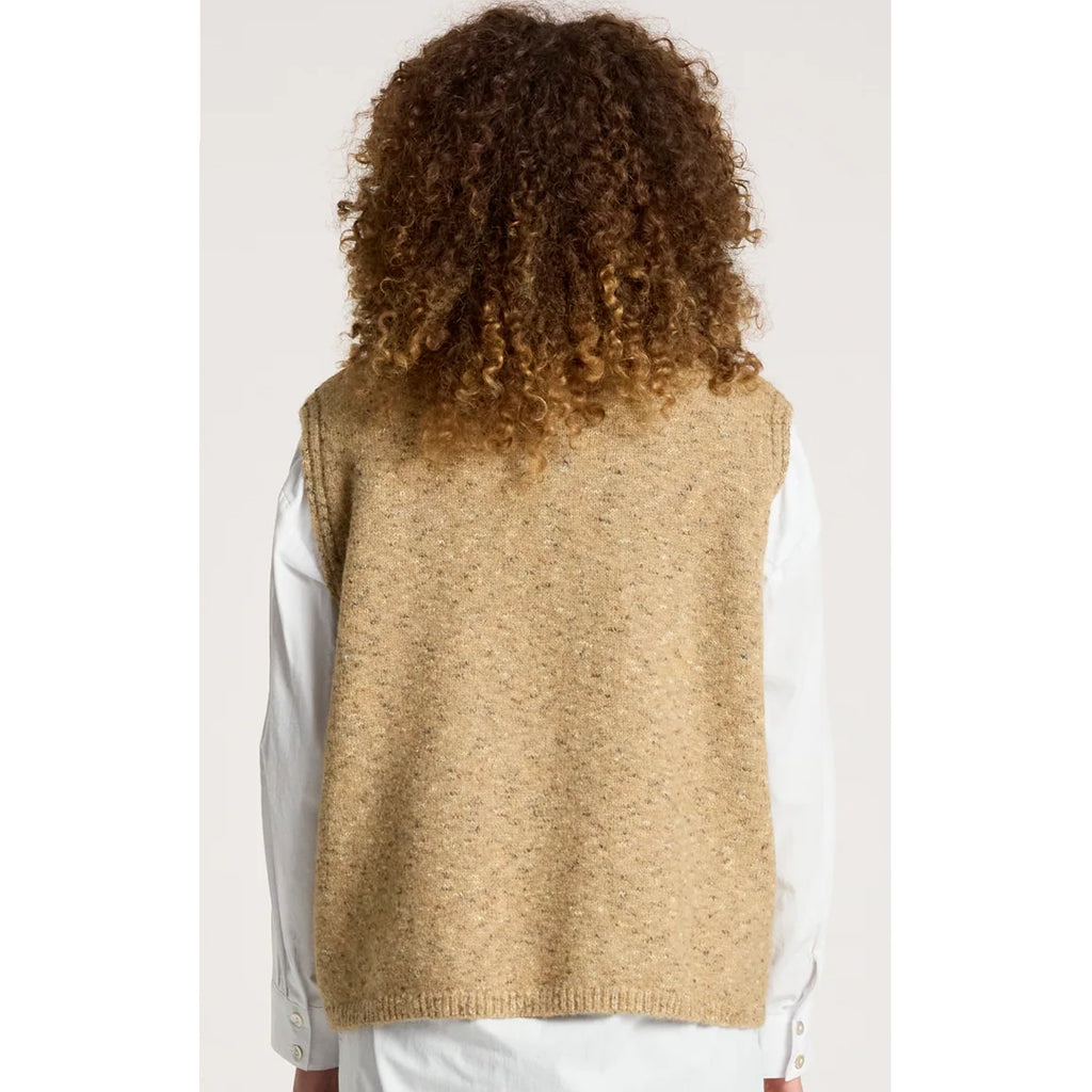 Vest - Zarda Knit Mocha