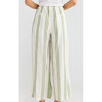 Pant Positano - Sage Shadow Stripe