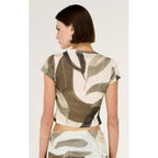Top Ophiele Baby Tee - Dark Leaf Garden