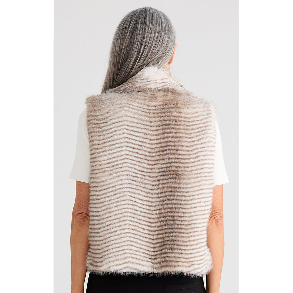 Vest Fur Zee - Grey Stripe