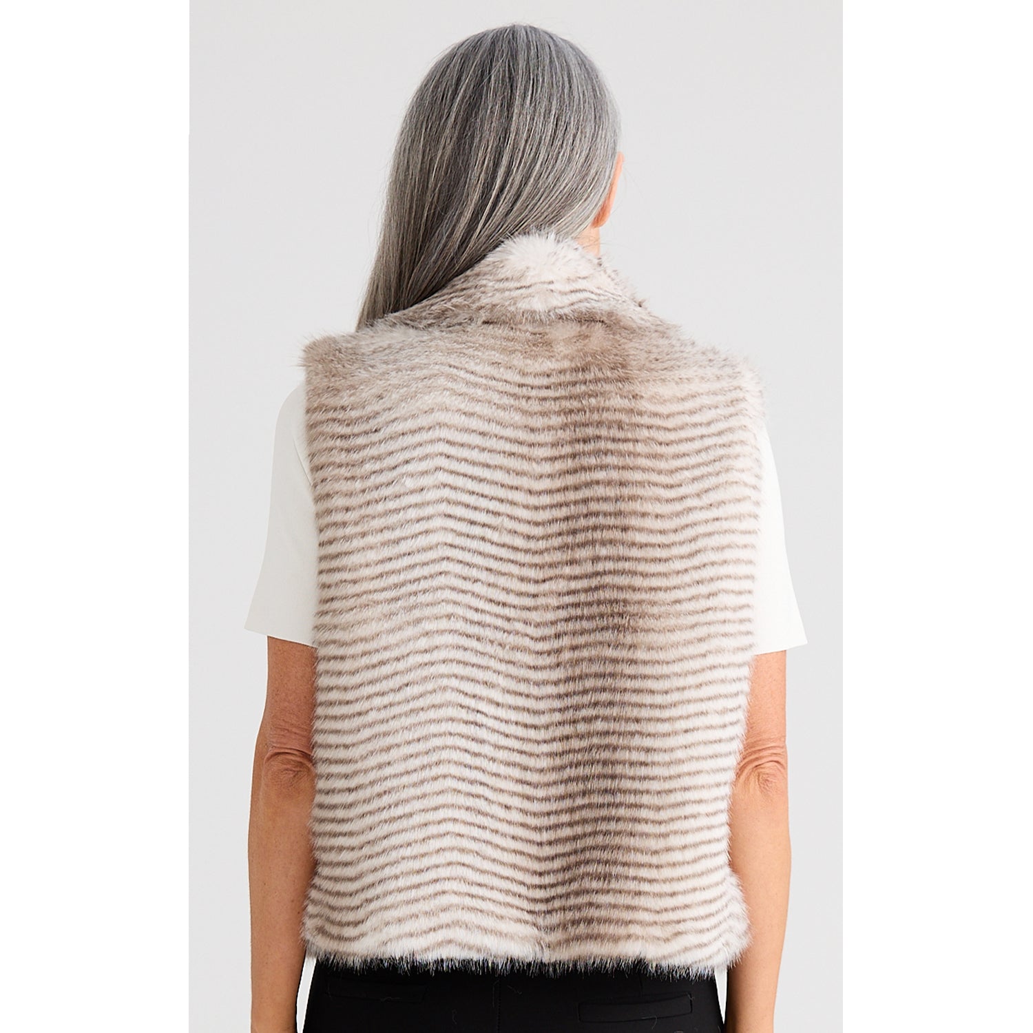 Vest Fur Zee - Grey Stripe