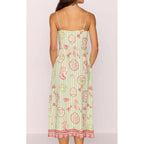 Dress Soleil Tie Waist Midi - Mermaid Stripe