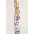 Dress Fleur Mesh Midi - Blurred Floral