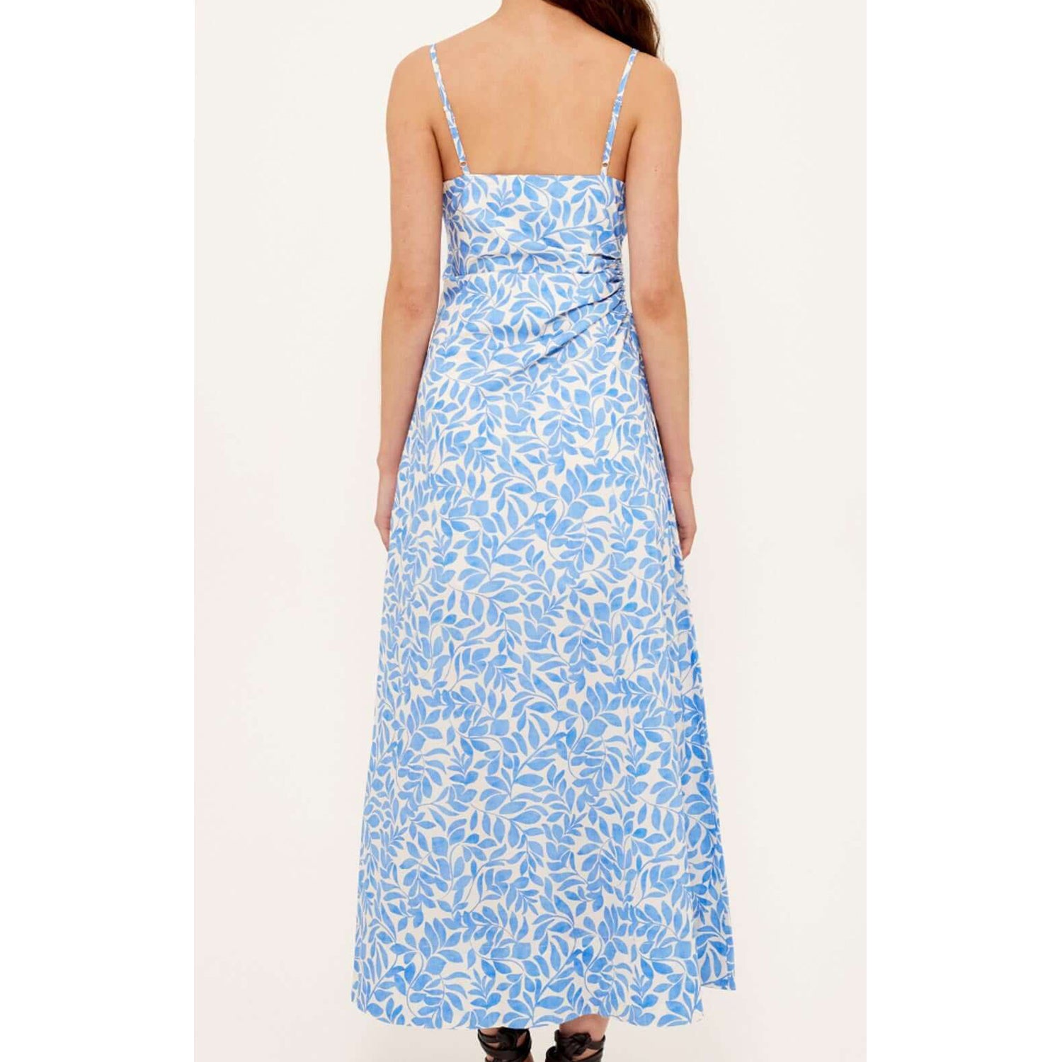 Dress Solea Cutout Maxi - Blue Leaf
