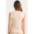 Top Elio Knit Tank - Caramel