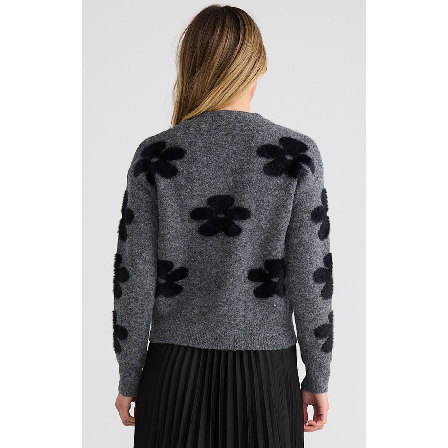 Knit Cosmos - Charcoal Black