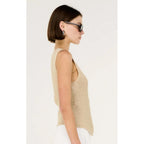 Top Marnie Knit Wrap - Stone