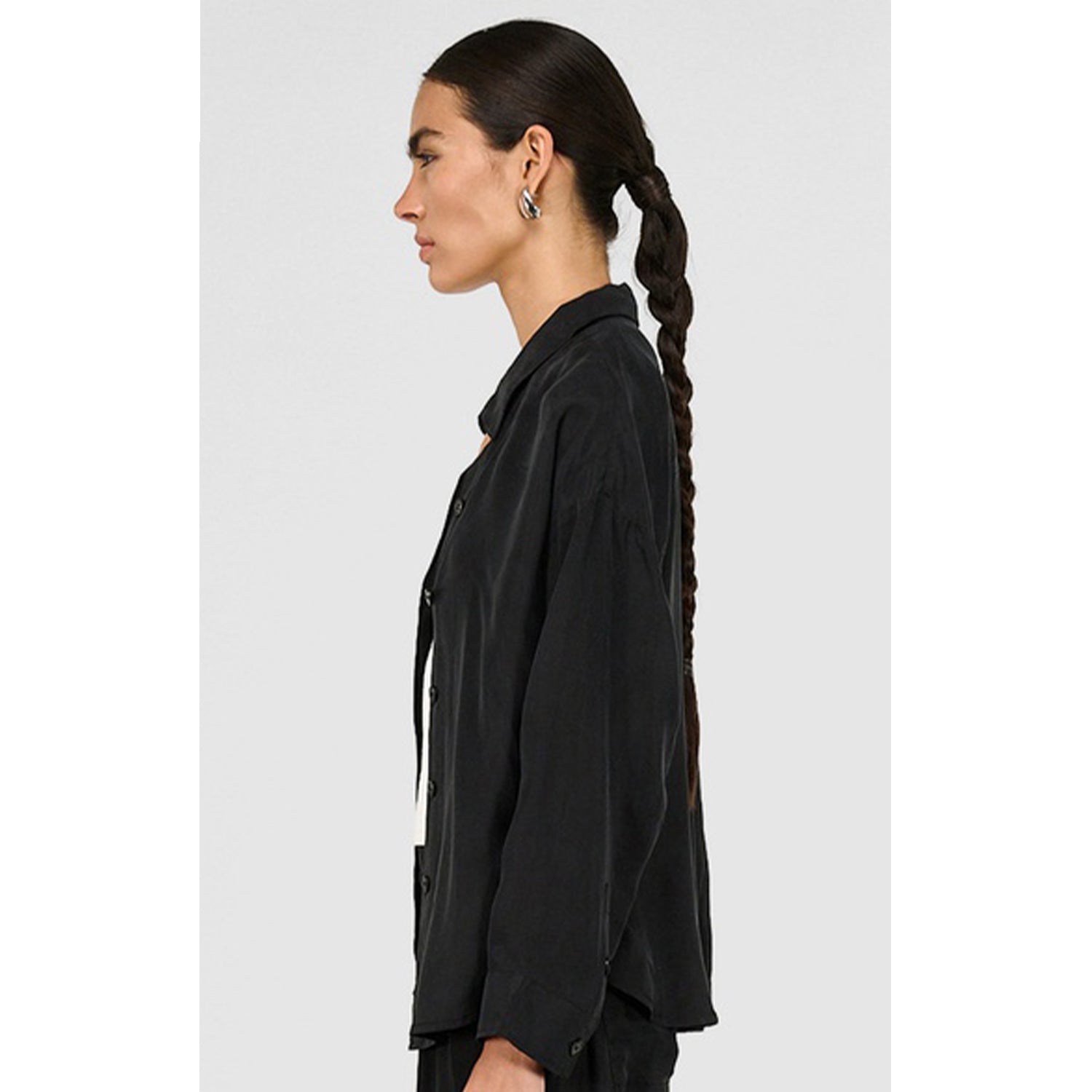 Shirt - Sylvie Cupro Black