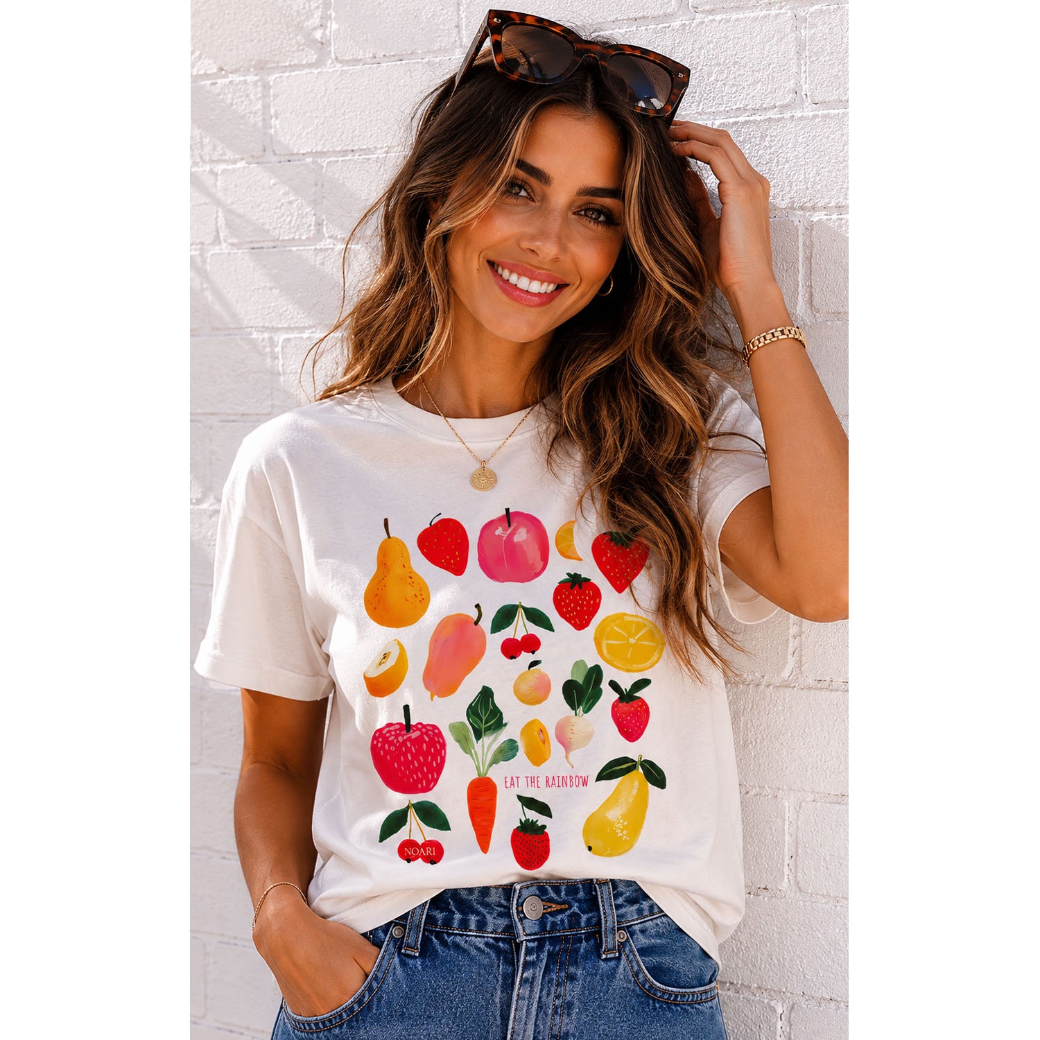 TShirt White - Eat The Rainbow