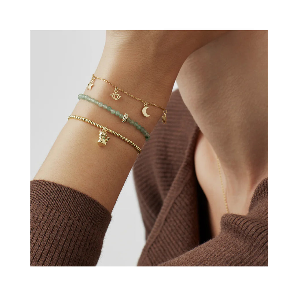 Bracelet Lucky Cat - Gold Plated