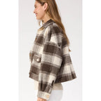 Jacket Fargo Cropped - Brown
