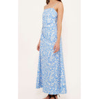 Dress Solea Cutout Maxi - Blue Leaf