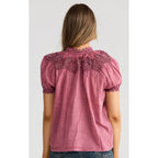 Top Phoebe Blouse - Burgundy