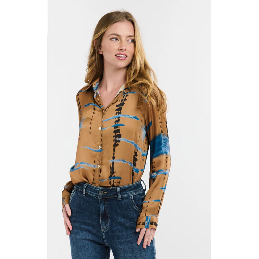 Top Monroe Shirt - Camel