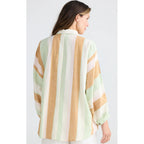 Top Milano Shirt - Melon Field Stripe