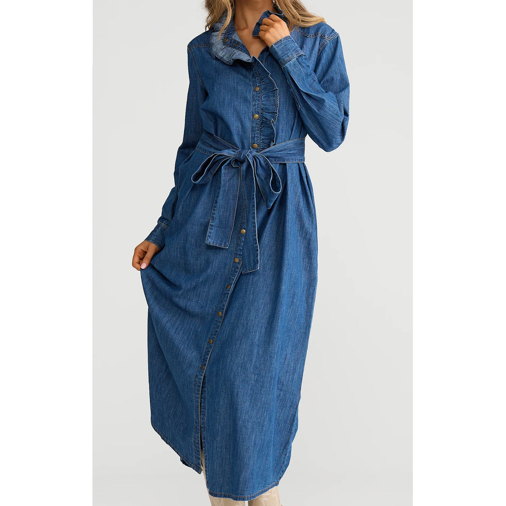 Dress Pedro Maxi - Mid Denim