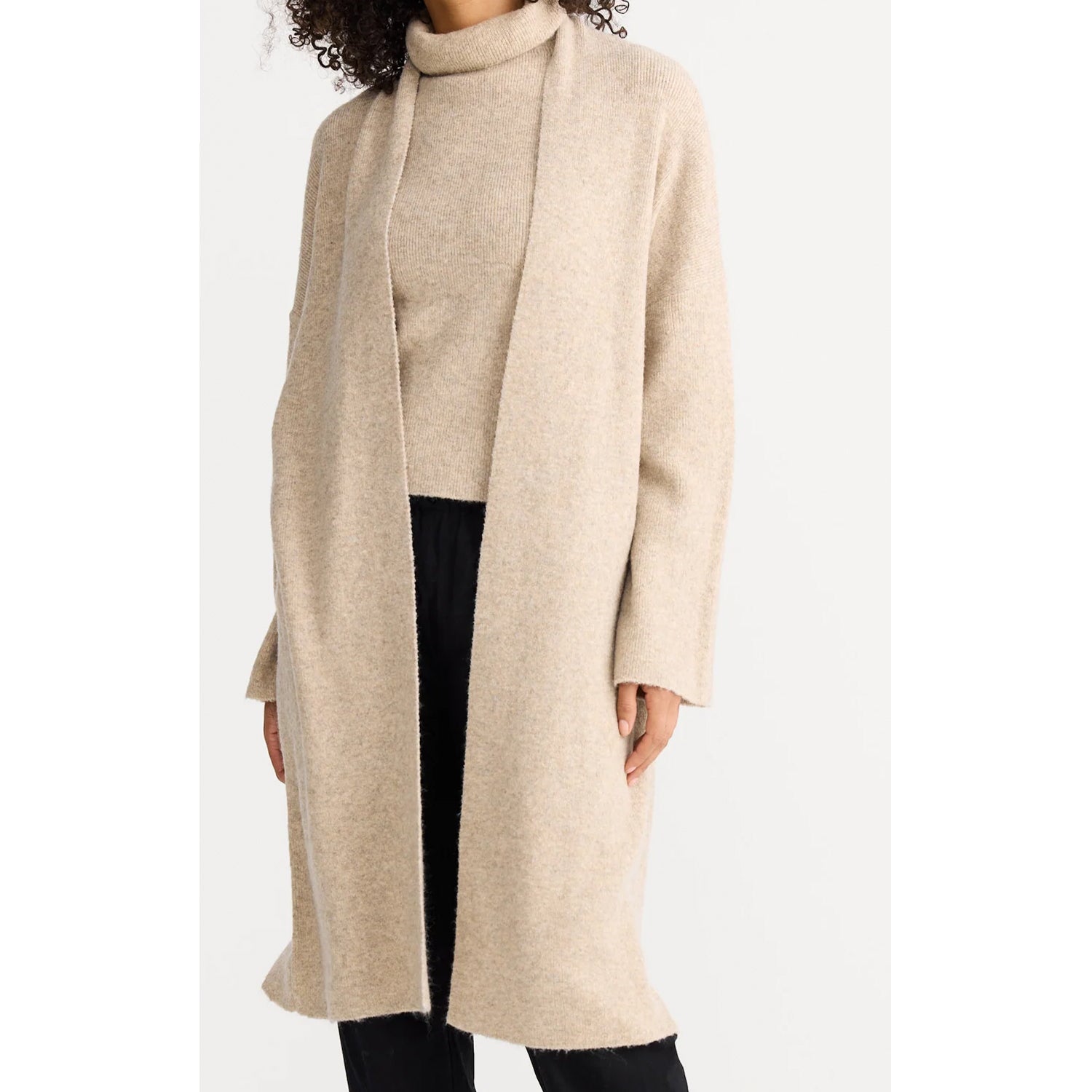 Knit Cardi Lucerne - Oatmeal
