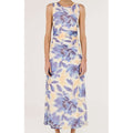 Dress Fleur Mesh Midi - Blurred Floral