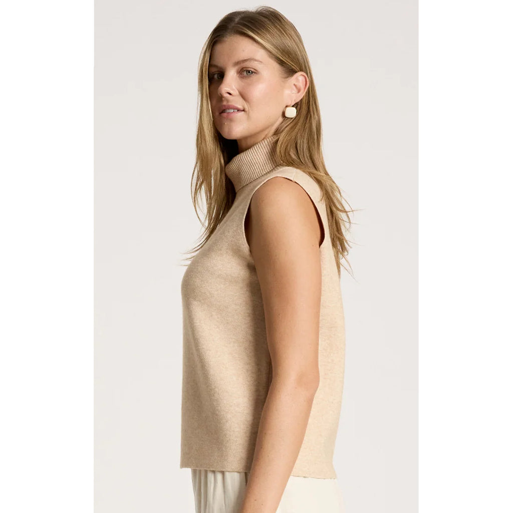 Vest - Zala Knit Bisque