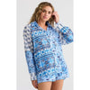 Top Firelight Shirt - Blueberry Fields