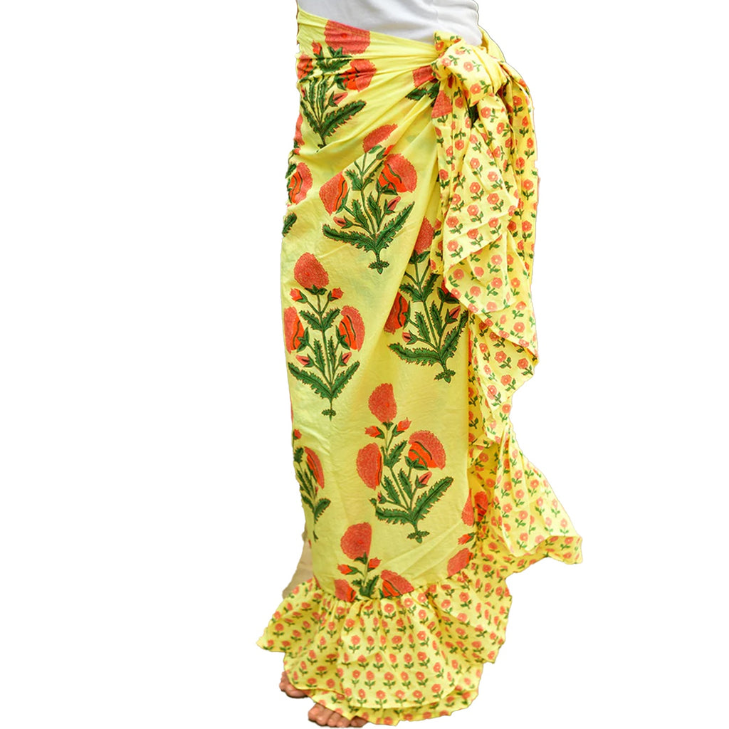 Skirt Big Marigold Wrap Ruffle - Sunshine