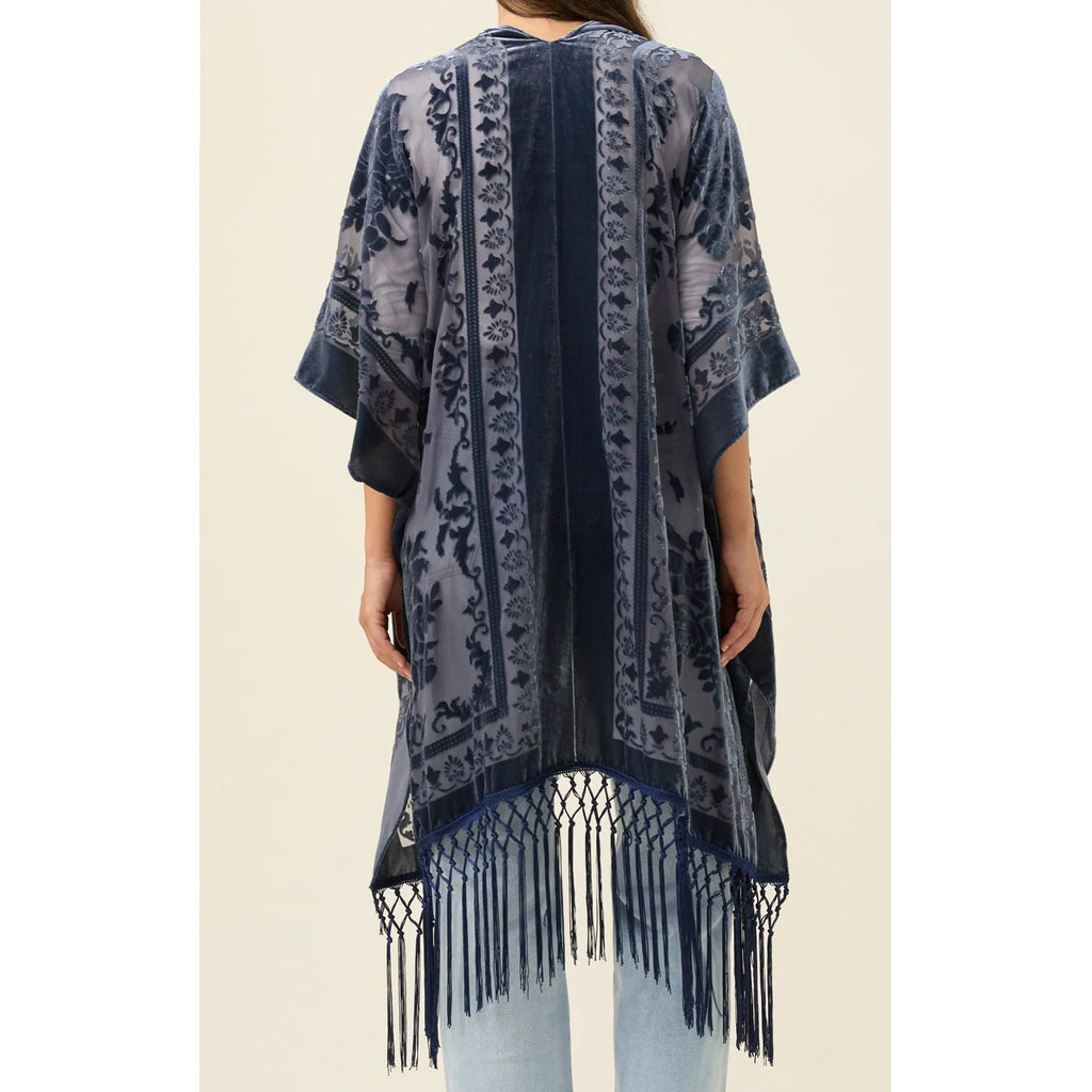 Cape Navi Velvet - Navy
