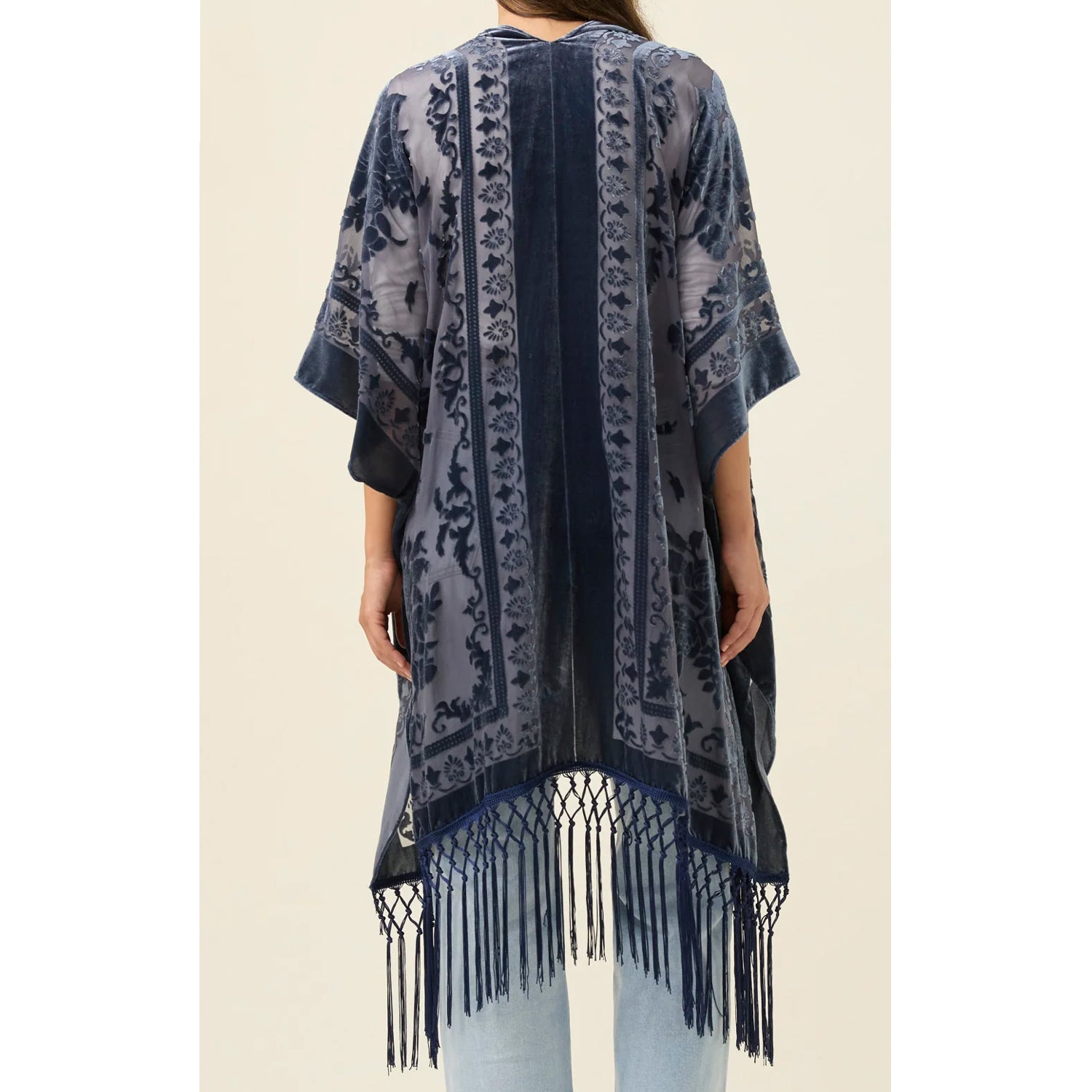 Cape Navi Velvet - Navy