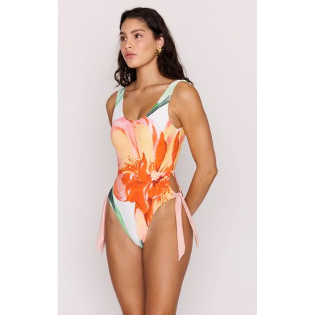 Swimsuit - Zinnia Tie Side One Piece
