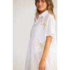 Shirt Kaftan Halia - White