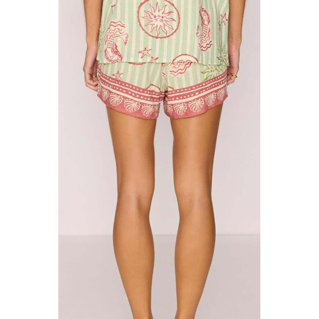 Shorts Soleil - Mermaid Stripe