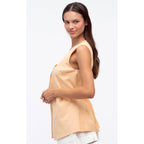 Top Zendaya Vest - Yellow
