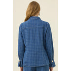Top Sloane Denim Shirt - Check