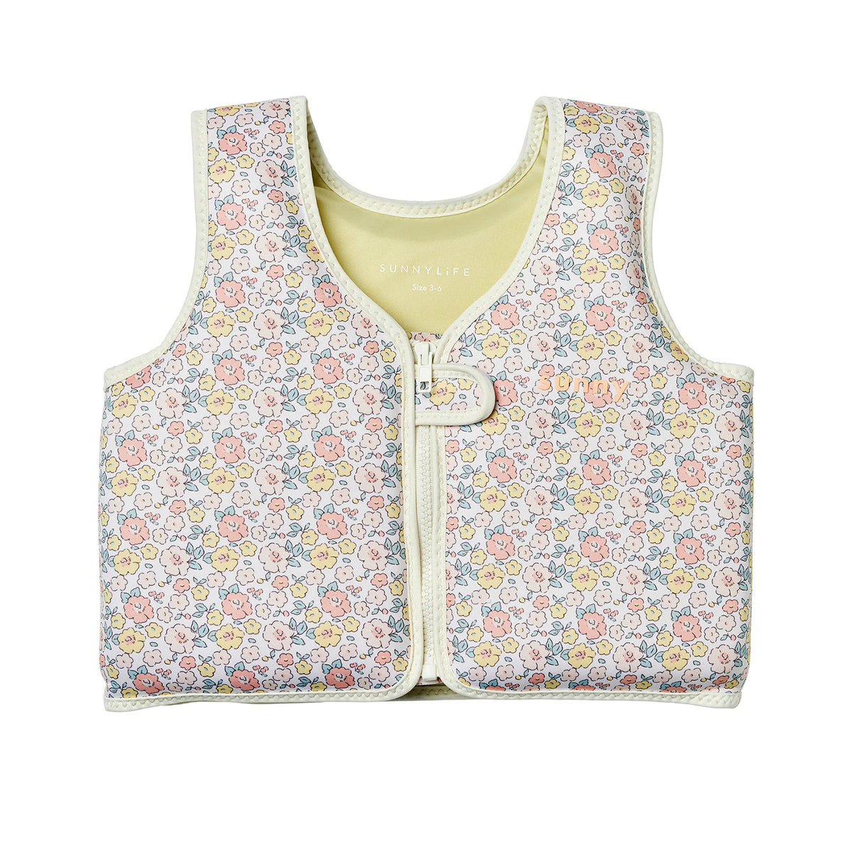 Kids Swim Vest 3-6 Into the Garden Ditsy Floral
