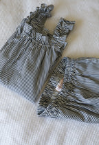 Lounge Set Stella - Navy Pinstripe